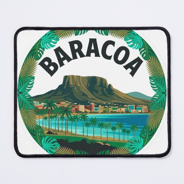 Item preview, Baracoa Cuba Coastal Sticker designed and sold by Imaginarium of Chaos falcon88 .
