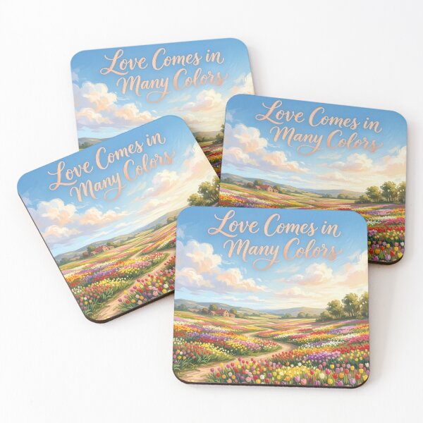Item preview, Love Comes in Many Colors Tulip Field designed and sold by Day1-TN.