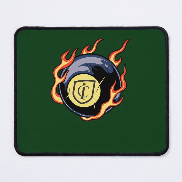 Item preview, Ithaca College Flaming 8 Ball 677 designed and sold by VinylBloom.