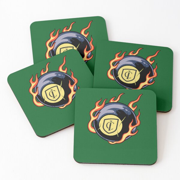 Item preview, Ithaca College Flaming 8 Ball 677 designed and sold by VinylBloom.