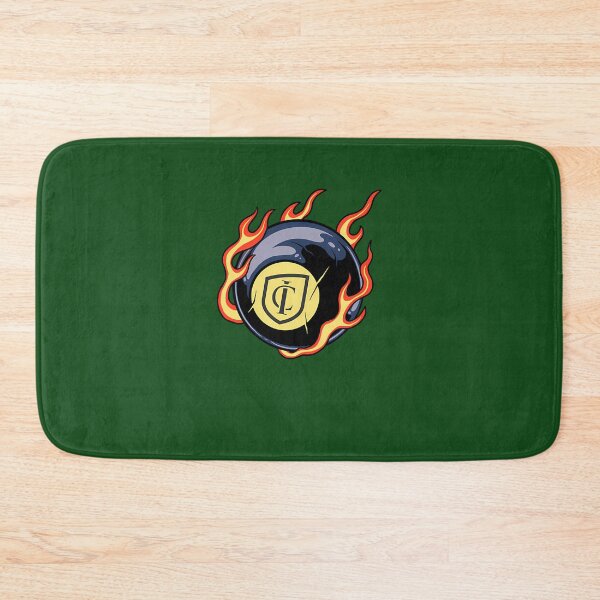 Item preview, Ithaca College Flaming 8 Ball 677 designed and sold by VinylBloom.