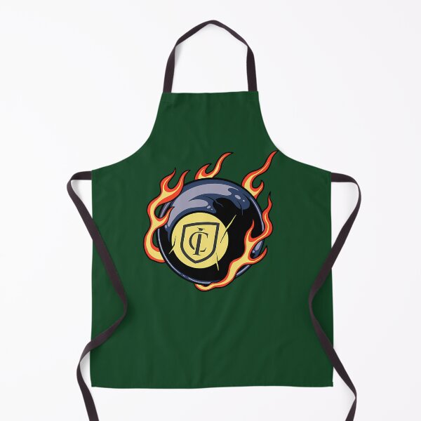 Item preview, Ithaca College Flaming 8 Ball 677 designed and sold by VinylBloom.