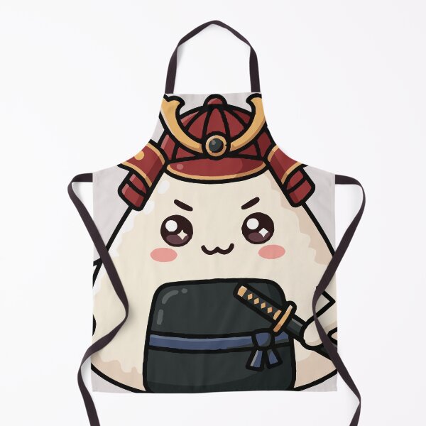 Item preview, Kawaii Onigiri Samurai Cute Japanese Anime Rice Ball designed and sold by Maria Garcia´s.