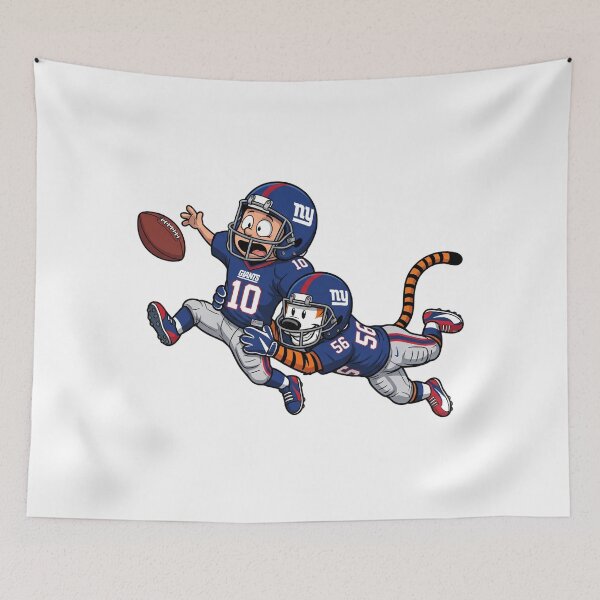 Item preview, Calvin And Hobbes New York Football Action Fan designed and sold by DamianRoy88.
