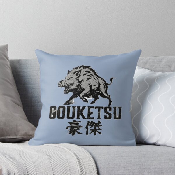 Item preview,  GOUKETSU Wild Boar Japanese Kanji Hero Streetwear Graphic designed and sold by Kokeshidreams.