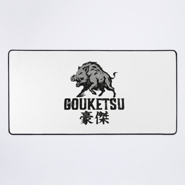 Item preview, GOUKETSU Wild Boar Japanese Kanji Hero Streetwear Graphic designed and sold by Kokeshidreams.