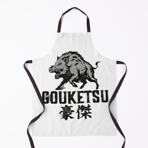 Item preview,  GOUKETSU Wild Boar Japanese Kanji Hero Streetwear Graphic designed and sold by Kokeshidreams.