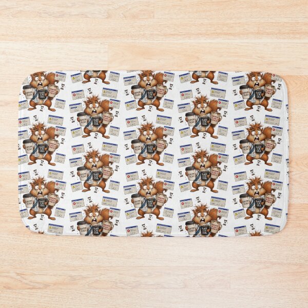 Item preview, 50 Tabs Open In My Brain Funny Squirrel Burnout ADHD designed and sold by CoolCrazyChaos.