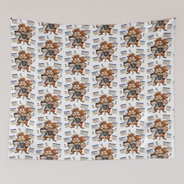 Item preview, 50 Tabs Open In My Brain Funny Squirrel Burnout ADHD designed and sold by CoolCrazyChaos.