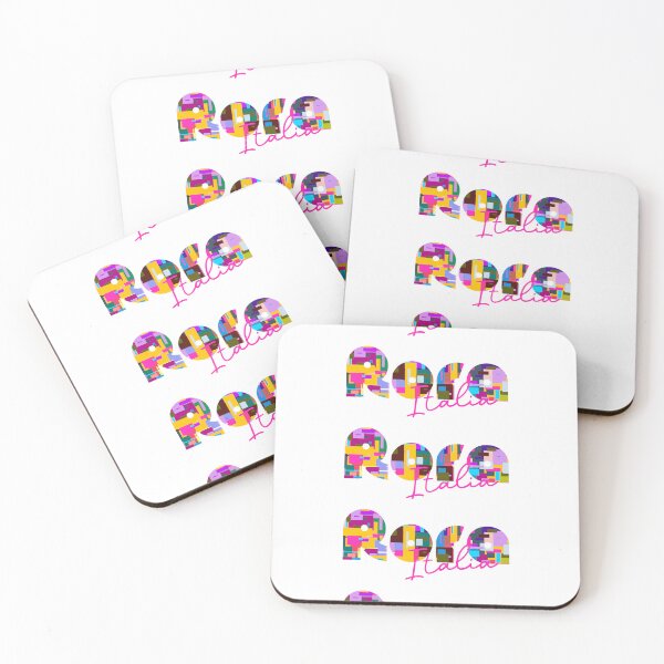 Item preview, Rorà, Torino, Italy, Italia, colorful typography design for travellers designed and sold by Wanderful-roads.