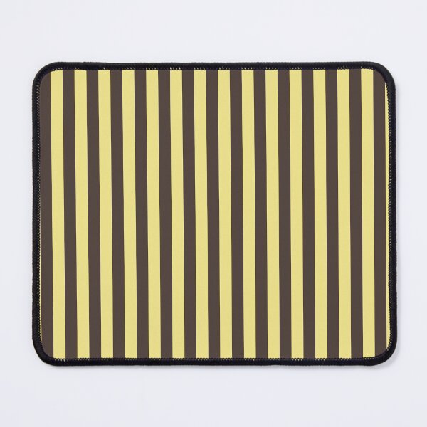 Item preview, Chocolate Brown and Butter Yellow Stripes designed and sold by studio-ladybug.