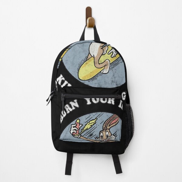 Item preview, Funny Cartoon Rabbit Riding Missile Satire Art designed and sold by HonorHoude.