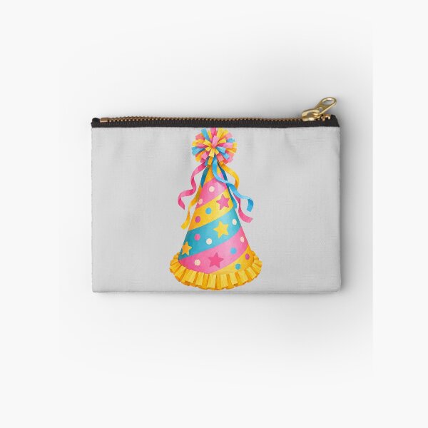 Artikelvorschau, Illustration eines farbenfrohen Partyhuts entworfen und verkauft von hattie's.