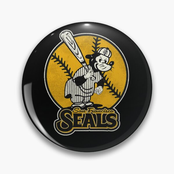 Item preview, Vintage California Baseball Seal Mascot Crest designed and sold by HonorHoude.
