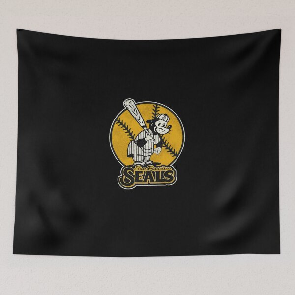 Item preview, Vintage California Baseball Seal Mascot Crest designed and sold by HonorHoude.