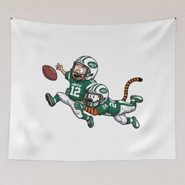 Item preview, Calvin And Hobbes New York Football Action Fan designed and sold by DamianRoy88.