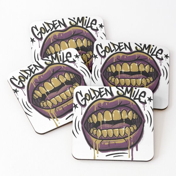 Item preview, Golden Smile — Grillz Graffiti Art designed and sold by hamza19911991.