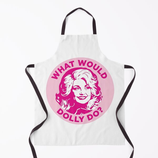 Item preview, What Would Dolly Do Pink Retro Badge Vintage Country Music Fan Nashville Quote designed and sold by raedattia.