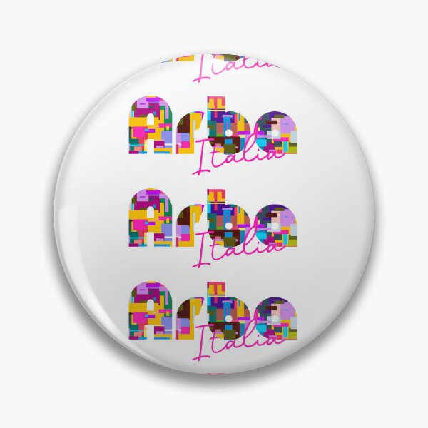 Item preview, Arba, Pordenone, Italy, Italia, colorful typography design for travellers designed and sold by Wanderful-roads.