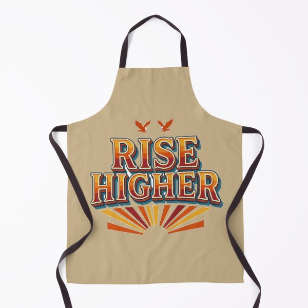 Item preview, Rise Higher Retro 70s Mountain Sunset Typography Quote Art designed and sold by Fine-Arts-Lab.