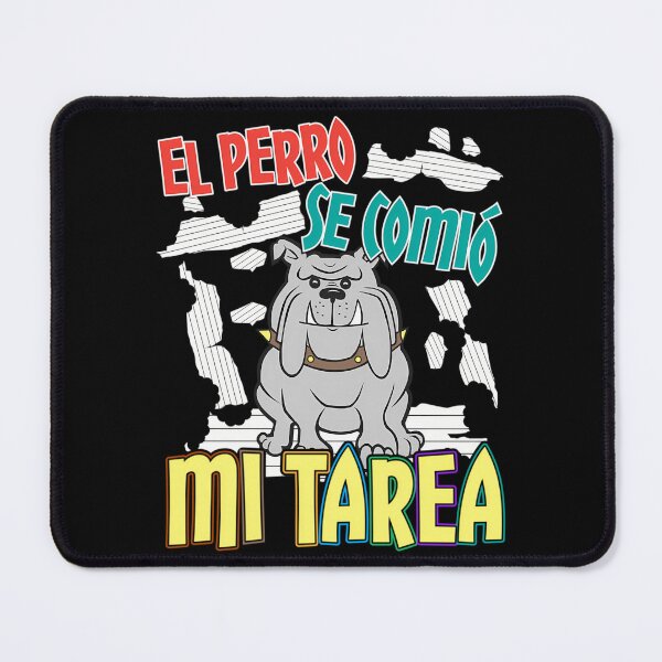 Item preview, Spanish Dog Ate My Homework - Perro Tarea designed and sold by PrintStarTeee.