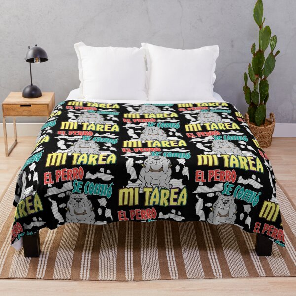 Item preview, Spanish Dog Ate My Homework - Perro Tarea designed and sold by PrintStarTeee.