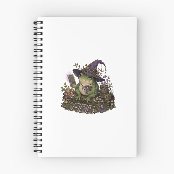 Item preview, Witchy Frog Tarot Card Reader Goblincore Mystic Toad designed and sold by CoolCrazyChaos.