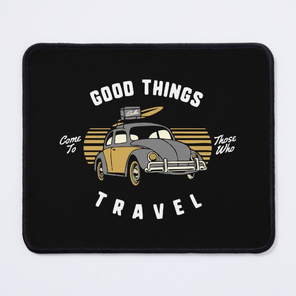 Item preview, Good Things Come To Those Who Travel Vintage Beetle Art designed and sold by mikosup.