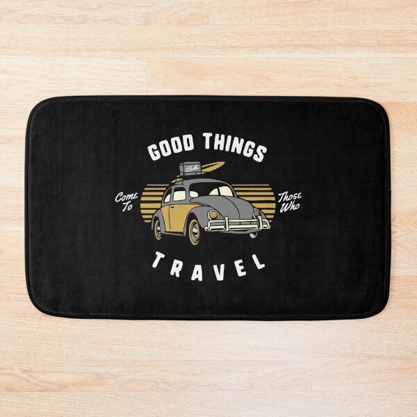 Item preview, Good Things Come To Those Who Travel Vintage Beetle Art designed and sold by mikosup.
