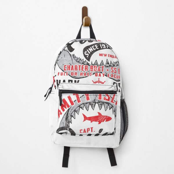 Item preview, Retro Ocean Monster Shark Fishing Badge designed and sold by HonorHoude.