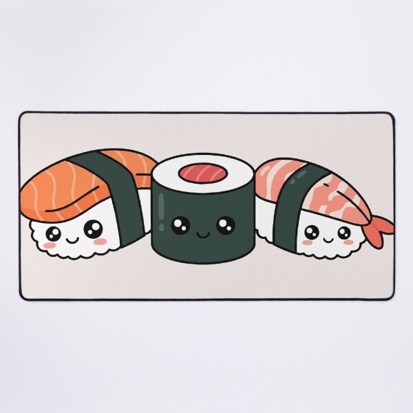 Item preview, Kawaii Sushi Friends Cute Anime Japanese Food designed and sold by Maria Garcia´s.