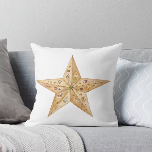 Item preview, Watercolor Celestial Ornate Star Art designed and sold by AlinaMel.