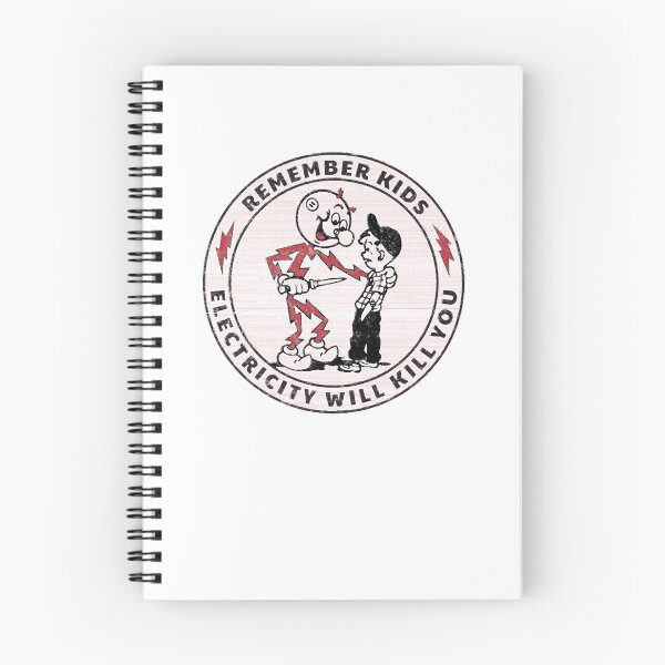 Item preview, Funny Vintage Cartoon Electricity Caution Sticker designed and sold by HonorHoude.