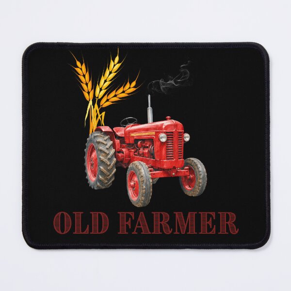 Item preview, Old Farmer Vintage Red Tractor - Rustic Agriculture Quote designed and sold by Frafri92.
