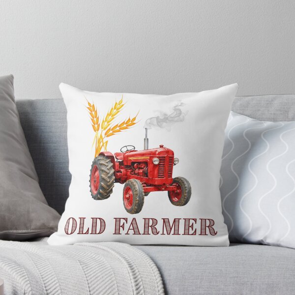 Item preview, Old Farmer Vintage Red Tractor - Rustic Agriculture Quote designed and sold by Frafri92.