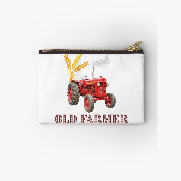 Item preview, Old Farmer Vintage Red Tractor - Rustic Agriculture Quote designed and sold by Frafri92.