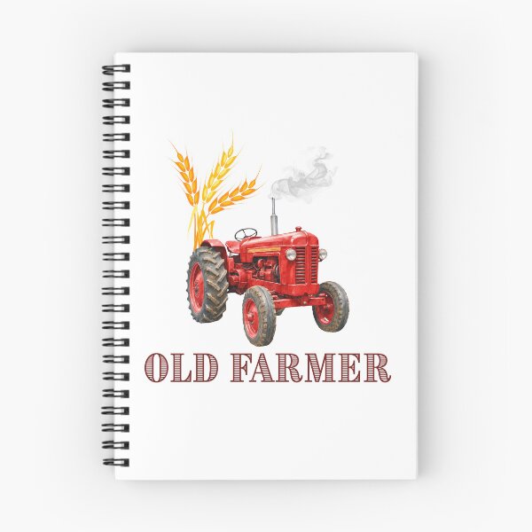 Item preview, Old Farmer Vintage Red Tractor - Rustic Agriculture Quote designed and sold by Frafri92.