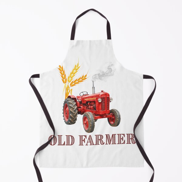 Item preview, Old Farmer Vintage Red Tractor - Rustic Agriculture Quote designed and sold by Frafri92.