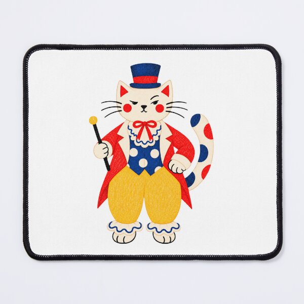 Item preview, Proud Ringmaster Cat. Whimsical Circus Director. Clowncore. designed and sold by CoCoArt-Ua.