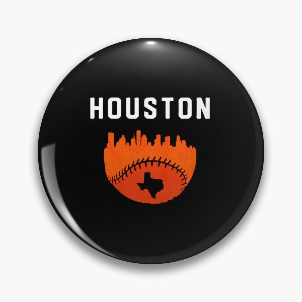Item preview, Houston Texas Baseball Skyline Sports Pride Art designed and sold by mikosup.