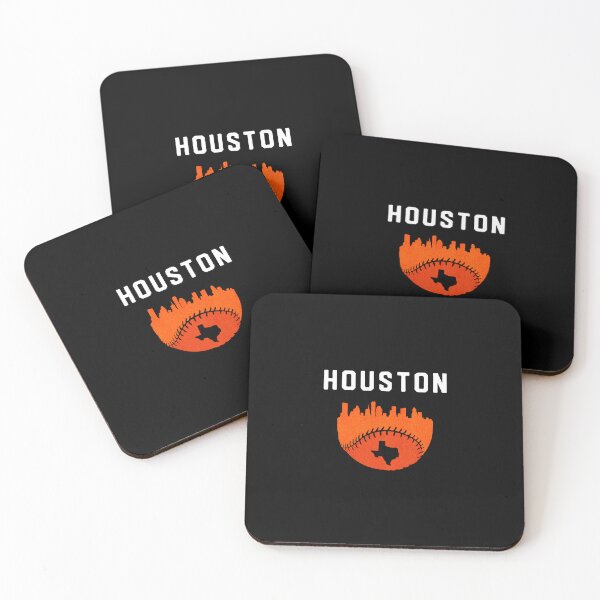 Item preview, Houston Texas Baseball Skyline Sports Pride Art designed and sold by mikosup.