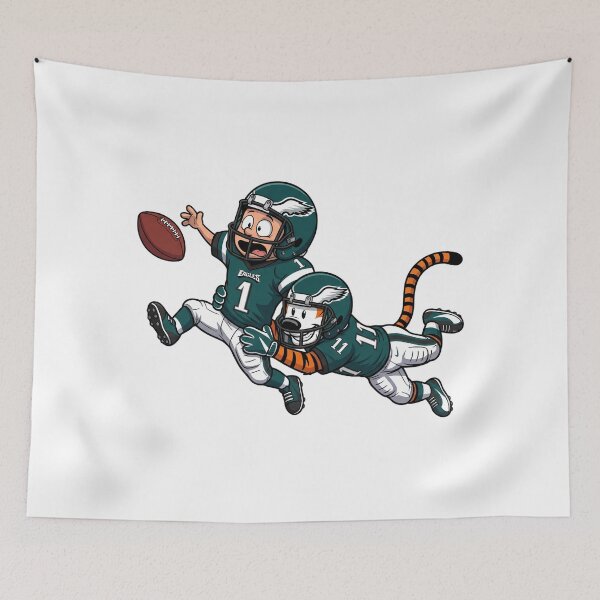 Item preview, Calvin And Hobbes Philadelphia Football Action Fan designed and sold by DamianRoy88.