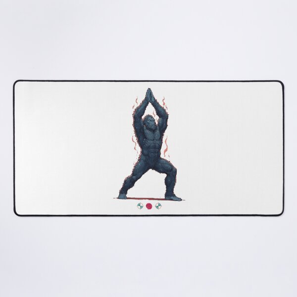 Item preview, Hot Yoga Warrior I – Funny Sasquatch Fitness Design (Virabhadrasana I) designed and sold by Whimsy Trail Co.