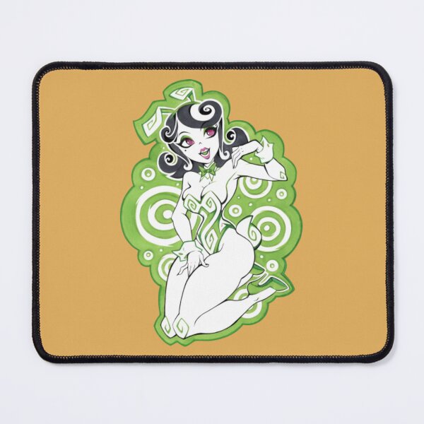 Item preview, Hypnotic Green Bunny Suit Girl Retro Cartoon designed and sold by RetroSpell.