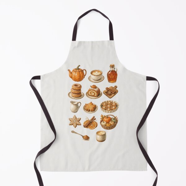 Item preview, Cozy Autumn Pumpkin Spice Watercolor Clipart Collection designed and sold by Verycutethings.