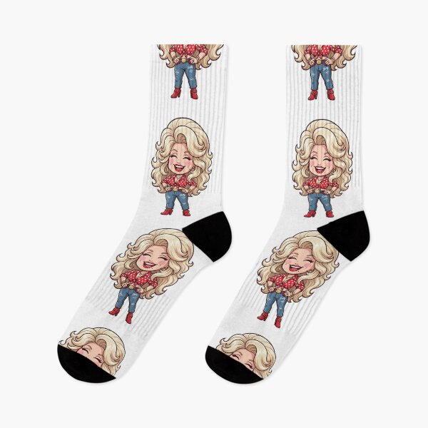 Item preview, Chibi Dolly Parton Cartoon Cute Retro Country Music Queen Nashville Cowgirl Fan    designed and sold by raedattia.