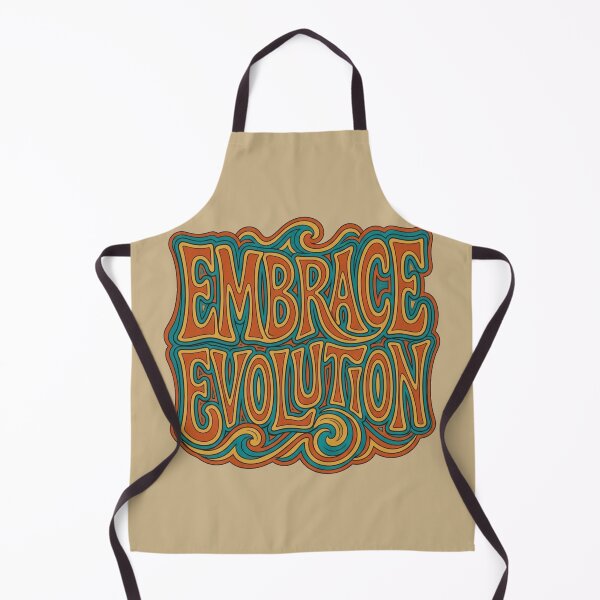 Item preview, Embrace Evolution Retro 70s Groovy Typography Art designed and sold by Fine-Arts-Lab.