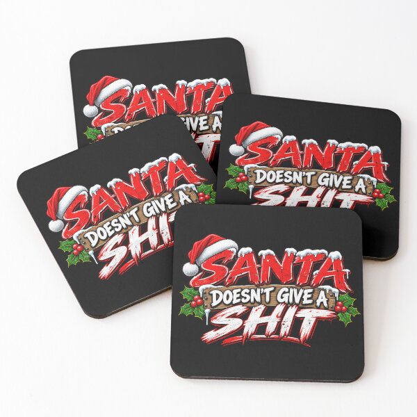 Item preview, Santa Doesnt Give A Shit - Rude But Funny - Christmas Design designed and sold by aventi24.