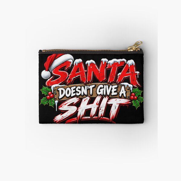 Item preview, Santa Doesnt Give A Shit - Rude But Funny - Christmas Design designed and sold by aventi24.