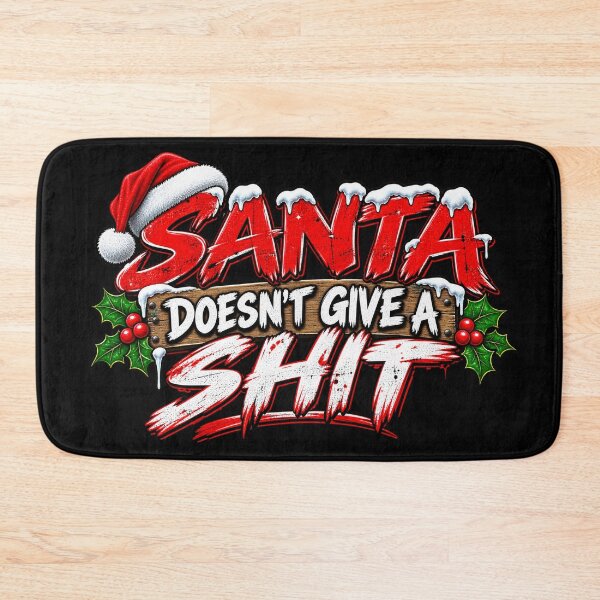 Item preview, Santa Doesnt Give A Shit - Rude But Funny - Christmas Design designed and sold by aventi24.